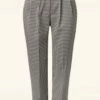 Houndstooth Forever Trouser In Black -King Louie Shop 244440 Banned 47418 Trousers Black Check 230803 007W category