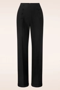 Book Worm Trousers In Black