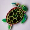 The Graceful Green Sea Turtle Brooch