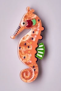 The Wary Western Australian Seahorse Brooch
