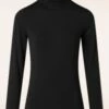 Pelle Perkins Top In Black -King Louie Shop 244584 Surkana 47157 Longsleeve Black Turtleneck 230804 003W category