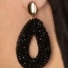 Beads Droplets Earrings In Black 2 Beads Droplets Earrings In Black -King Louie Shop 244596 Day and Eve 48707 Earrings Gold Black Beads 230804 501W category