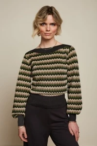 King Louie Erin Bruno Top In Posey Green