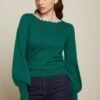 King Louie Audrey Club Bell Top In Antique Green 2 King Louie Audrey Club Bell Top In Antique Green -King Louie Shop 244678 King Louie 46863 Top Audrey Bell Cottonclub Antique Green 020LW category