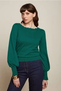 King Louie Audrey Club Bell Top In Antique Green 3 King Louie Audrey Club Bell Top In Antique Green