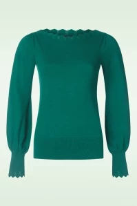 King Louie Audrey Club Bell Top In Antique Green 4 King Louie Audrey Club Bell Top In Antique Green - Image 2