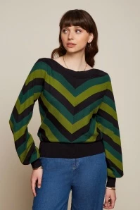 King Louie Erin Bell Top Lutz In Pine Green