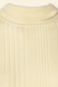 King Louie Club Rib Rollneck Top In Cream 5 King Louie Club Rib Rollneck Top In Cream - Image 3