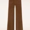 Betsy Wide Pants In Brown -King Louie Shop 244739 Surkana 47151 Pants Corduroy Brown Flared 20230807 405W category