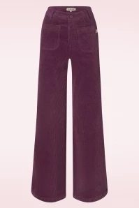 Betsy Wide Pants In Purple