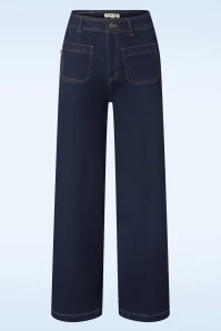 Tess Trousers In Azul Profundo
