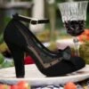 June Divine Decadence Pumps In Black Mesh -King Louie Shop 244814 lola ramona x topvintage04878 category
