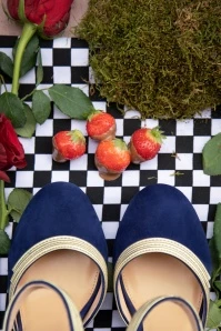 June Forbidden Fruit Pumps In Navy And Gold 6 June Forbidden Fruit Pumps In Navy And Gold - Image 4