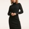 Dani Pencil Dress In Black -King Louie Shop 244926 Smashed Lemon 47793 Dress Buttons Sleeves Black 020LW category
