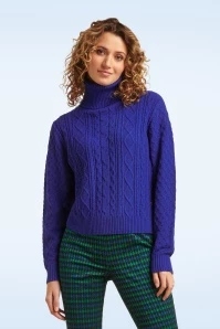 Evelyn Sweater In Cobalt