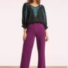 Norah Pants In Purple -King Louie Shop 244935 Smashed Lemon 47788 Pants Purple 020LW category