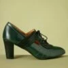 Woodland Vibes Heels In Green -King Louie Shop 244982 Banned 48057 Heels Shoe Green 08112023 404W category
