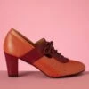 Woodland Vibes Heels In Burgundy 2 Woodland Vibes Heels In Burgundy -King Louie Shop 244990 Banned 48056 Heels Shoe Orange Red 08112023 402W category