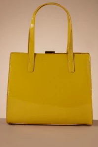 Sherry Lady Handbag In Mustard 5 Sherry Lady Handbag In Mustard - Image 3