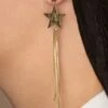 Star Waterfall Earrings In Gold -King Louie Shop 245073 Day and Eve 48712 Earrings Star Waterfall Gold 230804 501W category
