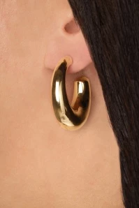 Hoops Earrings In Gold