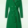 Cally Belted Coat In Green 2 Cally Belted Coat In Green -King Louie Shop 245134 Surkana 47178 Coat Long Green 08092023 402W category