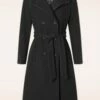 Cally Belted Coat In Black -King Louie Shop 245138 Surkana 47179 Coat Long Lila 08092023 402W category