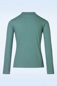 Stay The Day Turtleneck In Arctic Blue 4 Stay The Day Turtleneck In Arctic Blue - Image 2