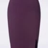 Eleonora Pencil Skirt In Aubergine 1 Eleonora Pencil Skirt In Aubergine -King Louie Shop 245210 Vintage Chic 48216 Skirt Pencil Aubergine Purple 08142023 403W category