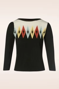 Atomic Star Jumper In Black