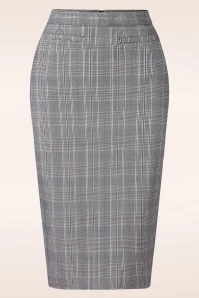 Back To Business Pencil Skirt In Grey