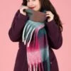 Eve Scarf In Multi -King Louie Shop 245343 Smashed Lemon 47804 Scarf Fluffy Pink Blue Green 230816 502W category