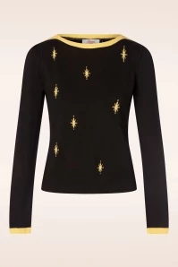 Star Strike Jumper In Black And Yellow 4 Star Strike Jumper In Black And Yellow - Image 2