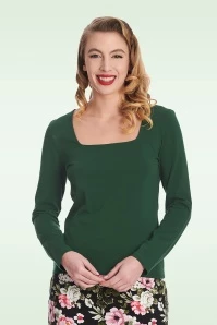 Sweet Sue Square Top In Green