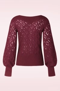 King Louie Erin Bell Top Borgo In Cabernet Red 5 King Louie Erin Bell Top Borgo In Cabernet Red - Image 3