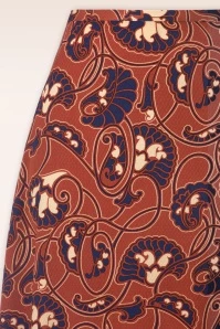 King Louie Juno Cecilia Midi Skirt In Spicy Brown 6 King Louie Juno Cecilia Midi Skirt In Spicy Brown - Image 4