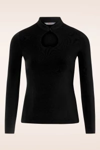 Tear Drop Top In Black 3 Tear Drop Top In Black