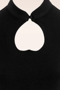 Tear Drop Top In Black 5 Tear Drop Top In Black - Image 3