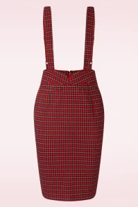 Holiday Candy Pencil Skirt In Red 3 Holiday Candy Pencil Skirt In Red