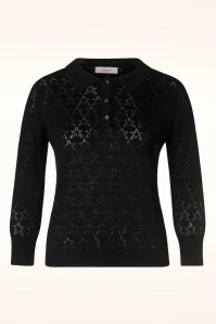 Stars Above Jumper In Black