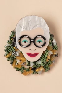 Adorned In Feathers Iris Brooch