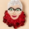 The Face Of Style Iris Brooch 2 The Face Of Style Iris Brooch -King Louie Shop 245502 Erstwilder 48488 Broche Iris Apfel Red 230816 501 jpeg category