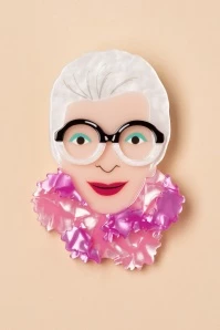 Pretty In Pom Poms Iris Brooch