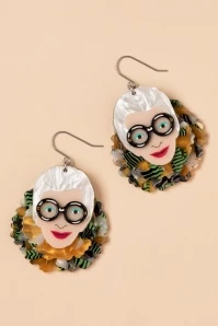 Adorned In Feathers Iris Drop Earrings