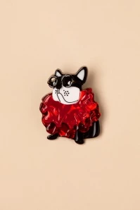 Ruff Ruff-les Mini Brooch