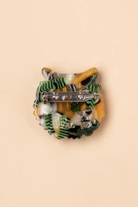 Feathered And Framed Mini Brooch 5 Feathered And Framed Mini Brooch - Image 3