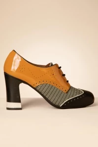 Salvaje Shoe Booties In Black And Cognac