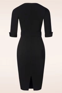 Foxy Pencil Dress Long Sleeve In Black 5 Foxy Pencil Dress Long Sleeve In Black - Image 3