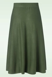 Knit Dream Skirt In Forest Green 4 Knit Dream Skirt In Forest Green - Image 2