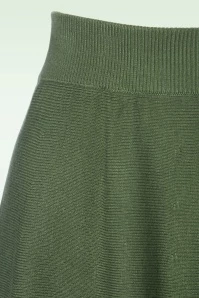 Knit Dream Skirt In Forest Green 5 Knit Dream Skirt In Forest Green - Image 3